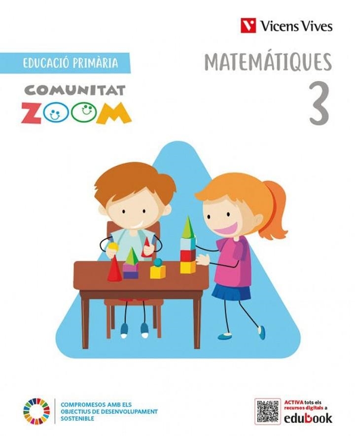 MATEMATIQUES 3PRIM COMUNITAT ZOOM CAT | 9788468280615