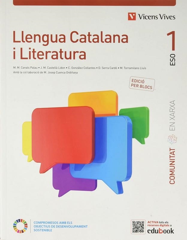 LLENGUA CAT 1ESO COMUNITAT XARXA CAT | 9788468271866