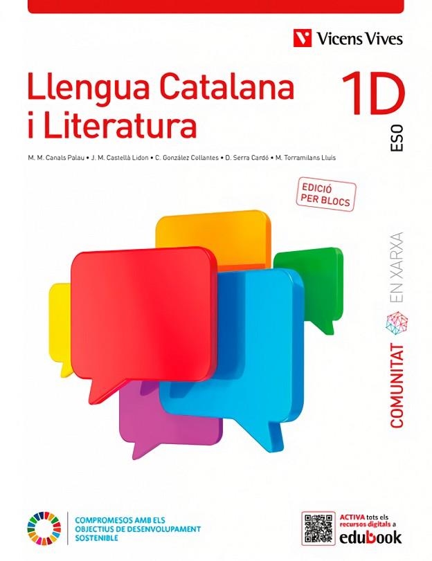 LLENGUA CAT 1ESO QUAD COMUNITA XARXA CAT | 9788468287386