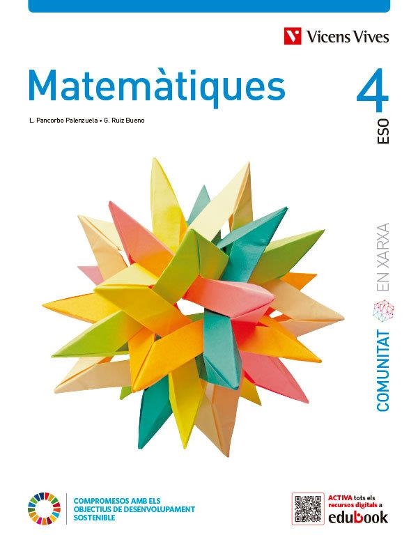 MATEMATIQUES 4ESO COMUNITAT XARXA CAT | 9788468294360