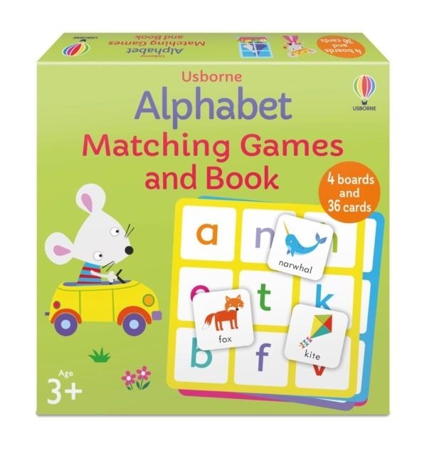 ALPHABET MATCHING GAMES AND BOOK | 9781474998123 | KATE NOLAN