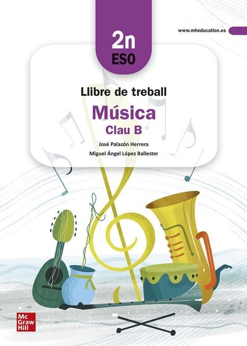 MUSICA CLAVE B 2N ESO VAL TREBALL LOMLOE | 9788448638375