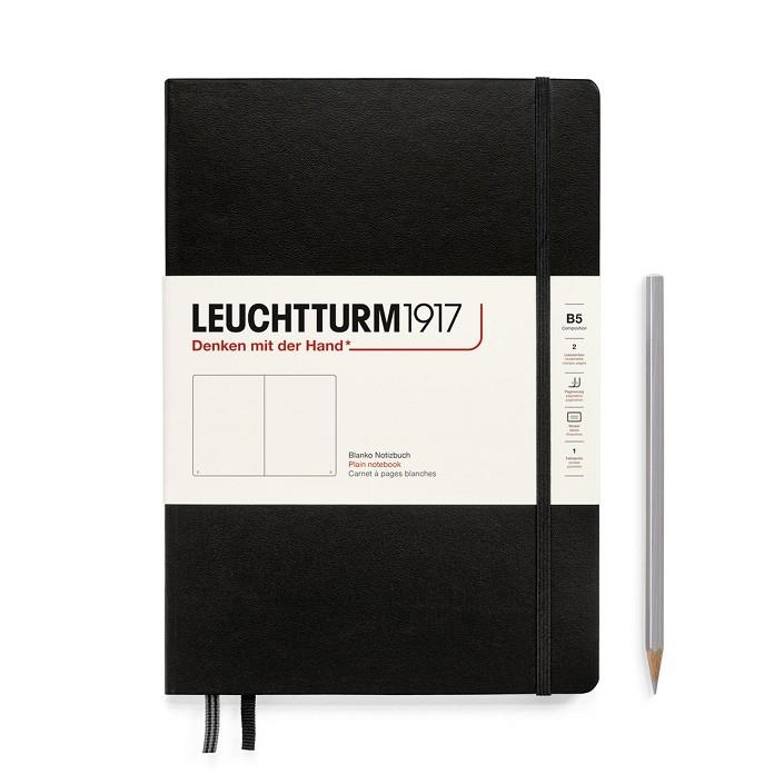 AGENDA NOTEBOOK COMPOSITION B5, T/D, LISO, NEGRO | 4004117616167