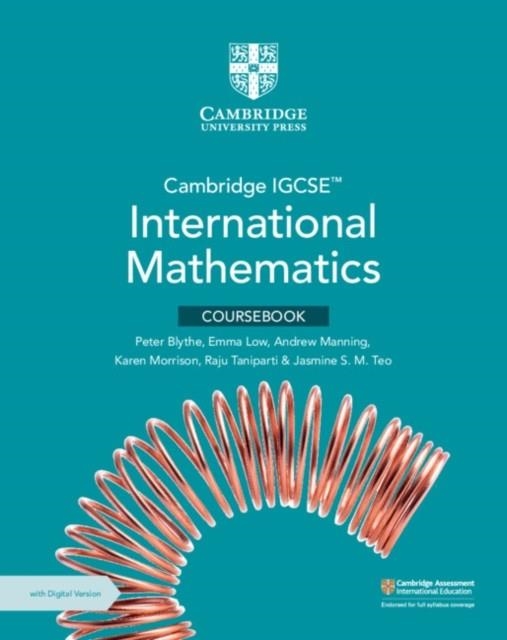 CAMBRIDGE IGCSE INTERNATIONAL MATHEMATICS COURSEBOOK WITH DIGITAL VERSION (2 YEARS) | 9781009377676