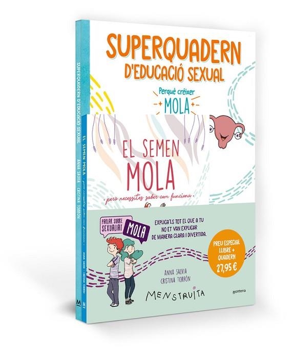 PACK APREN AMB MENSTRUITA EL SEMEN MOLA Y SUPERQUADERN DEDUC | 9788419975072 | EXPLICA'LS TOT EL QUE A TU NO ET VAN EXPLICAR DE MANERA CLARA I DIVERTIDA