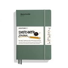 AGENDA SKETCHNOTE JOURNAL,(A5),120G/M² ,ENGLISH,OLIVE | 4004117616464