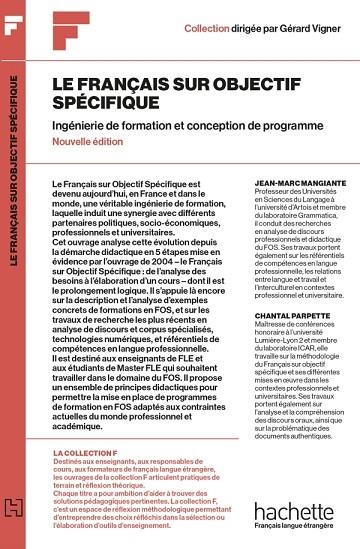 LE FRANÇAIS SUR OBJECTIF SPECIFIQUE 23 | 9782017199519