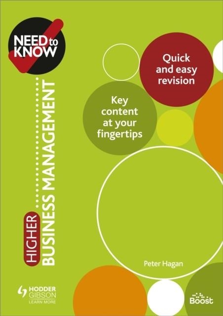 NEED TO KNOW: HIGHER BUSINESS MANAGEMENT | 9781510451155