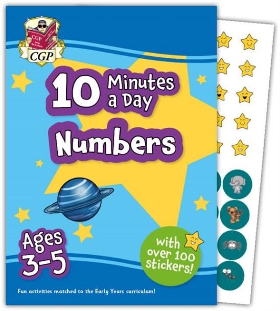 NEW 10 MINUTES A DAY NUMBERS FOR AGES 3-5 (WITH REWARD STICKERS) | 9781837740215