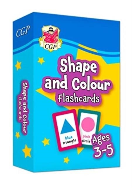 SHAPE & COLOUR FLASHCARDS FOR AGES 3-5 | 9781789089400