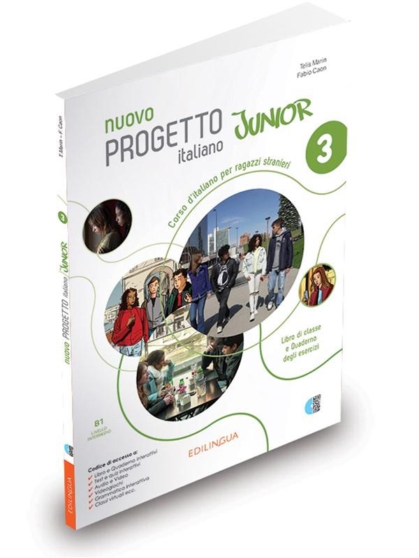 NUOVO PROGETTO ITALIANO JUNIOR 3 LIBRO DI CLASSE E QUADERNO DEGLI ESERCIZI | 9791259801630