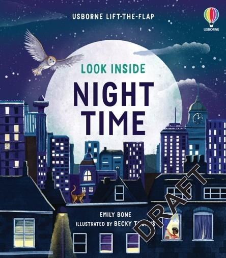 LOOK INSIDE NIGHT TIME | 9781803701264 | BONE AND LAMBERT