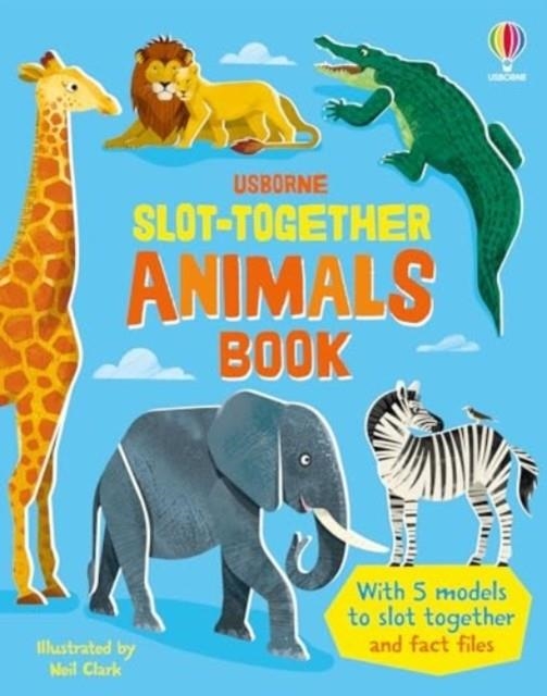 SLOT-TOGETHER ANIMALS BOOK | 9781805077336