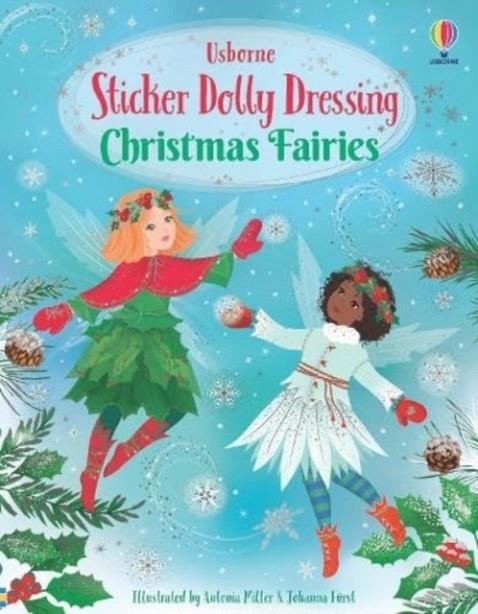 STICKER DOLLY DRESSING CHRISTMAS FAIRIES | 9781805072423 | FIONA WATT