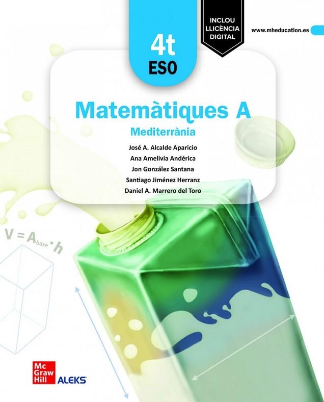 MATEMATIQUES A 4 ESO MED LOMLOE CAT | 9788448638115