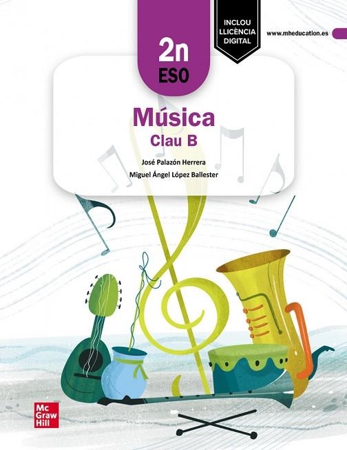 MUSICA 2ESO CLAVE B ALUM LOMLOE VAL | 9788448638368