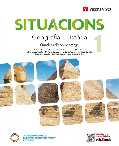 GEOGRAFIA HISTORIA 1 ESO SITUAC CUAD CAT | 9788468239750