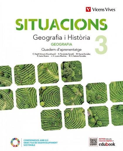 GEOGRAFIA HISTORIA 3 ESO SITUAC CUAD CAT | 9788468284422