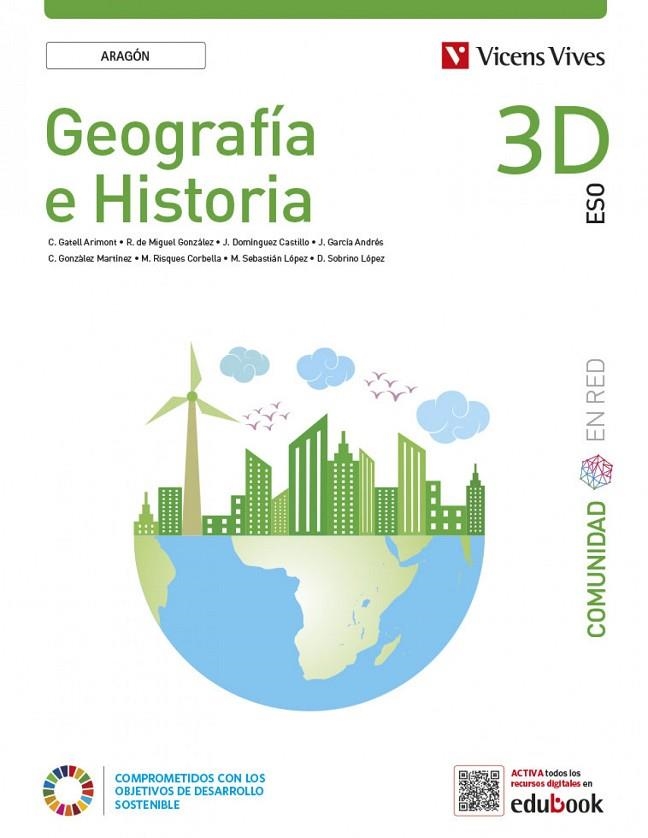 GEOGRAFIA HISTORIA 3ESO DIVER RED ARAG | 9788468299044