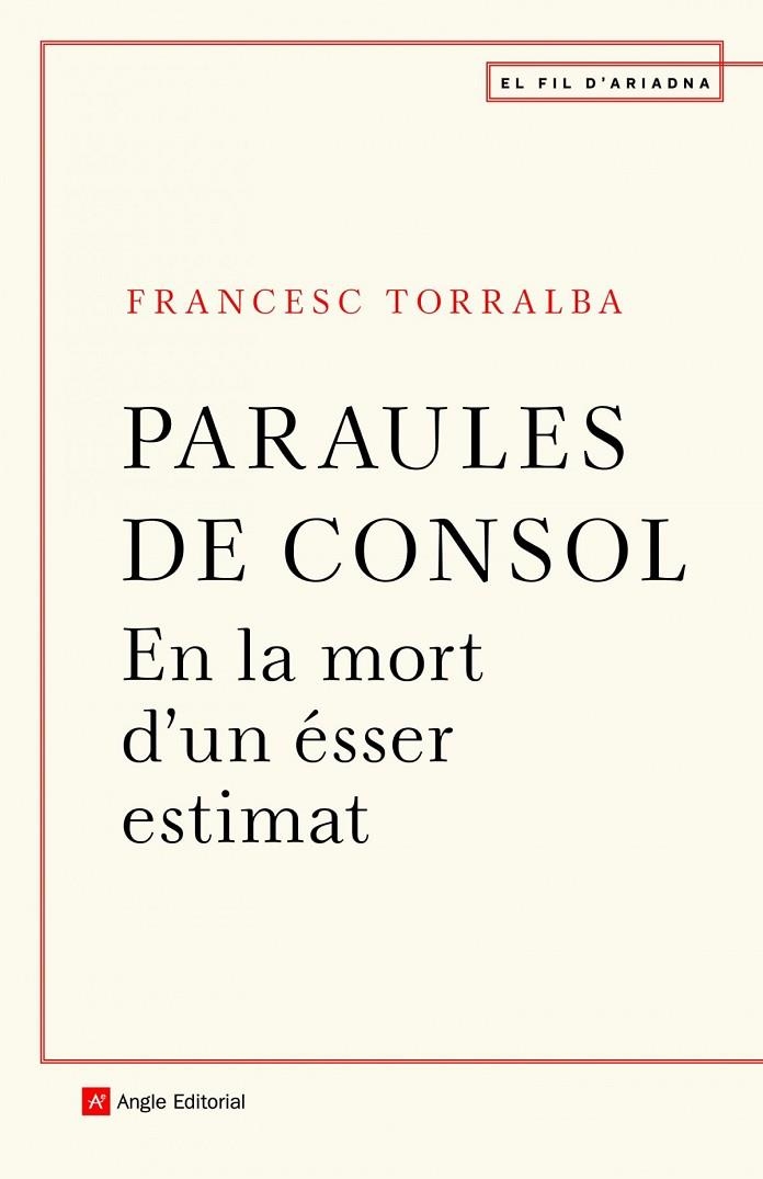 PARAULES DE CONSOL | 9788418197246 | TORRALBA ROSELLÓ, FRANCESC