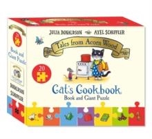 CAT'S COOKBOOK BOOK AND GIANT PUZZLE GIFT SET | 9781035045815 | JULIA DONALDSON