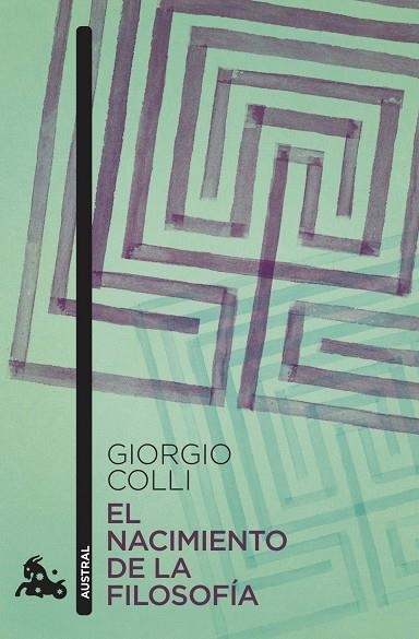 EL NACIMIENTO DE LA FILOSOFÍA | 9788490669600 | GIORGIO  COLLI