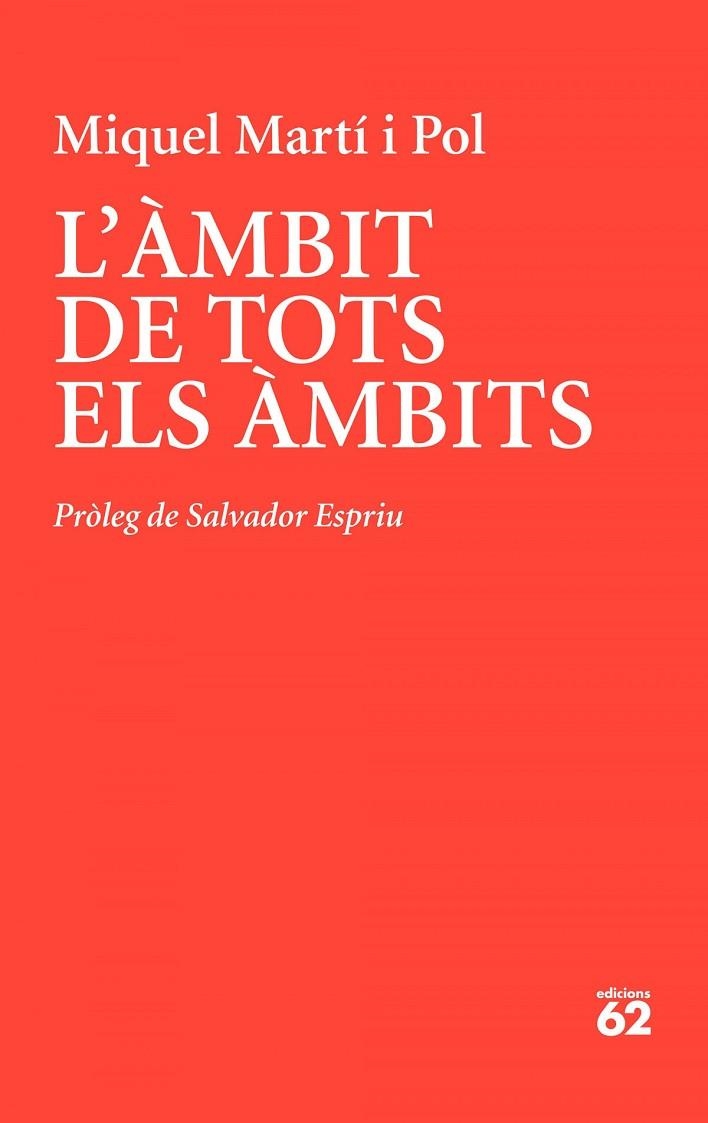 L'ÀMBIT DE TOTS ELS ÀMBITS | 9788429779233 | MIQUEL  MARTÍ I POL