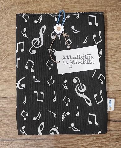 FUNDA LIBRO MODISTILLA M NOTAS MUSICALES | 9999990007506 | ALICIA LAMELAS