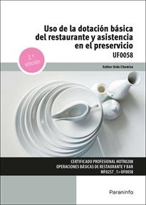 USO DE LA DOTACIÓN BÁSICA DEL RESTAURANTE Y ASISTENCIA EN EL PRESERVICIO | 9788428364133 | ESTHER URDA CHAMIZO