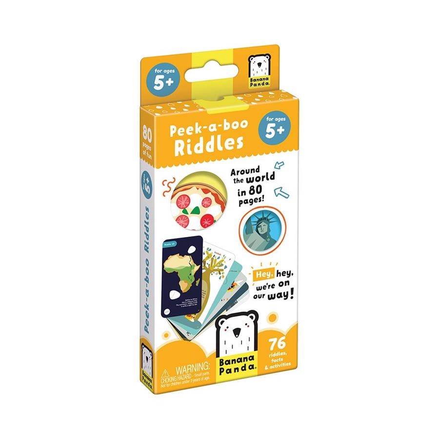 PEEK A BOO RIDDLES FOR AGES 5PLUS | 9788365773432 | BANANA PANDA