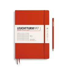 AGENDA NOTEBOOK COMPOSITION B5, T/B, LINEAS, FOX RED | 4004117647956