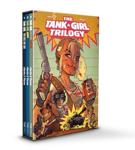 TANK GIRL TRILOGY BOX SET (GOLD, WORLD WAR, 2 GIRLS 1 TANK) | 9781787744929 | ALAN MARTIN