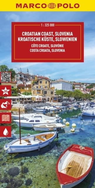 CROATIAN COAST SLOVENIA MARCO POLO MAP | 9783575019066