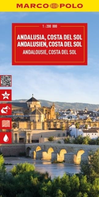 ANDALUSIA COSTA DEL SOL MARCO POLO MAP | 9783575020642