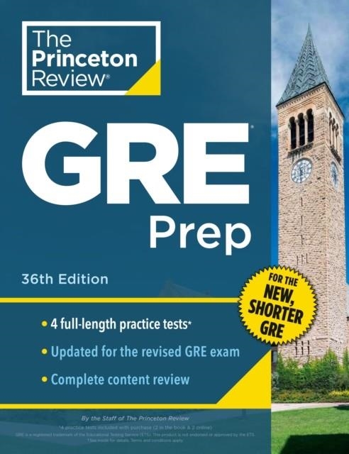 PRINCETON REVIEW GRE PREP, 36TH EDITION | 9780593517840