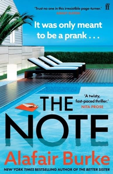 THE NOTE | 9780571393022 | ALAFAIR BURKE