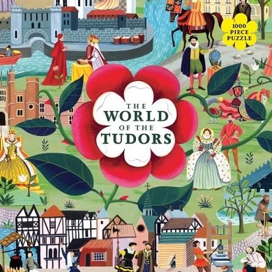 THE WORLD OF THE TUDORS : A JIGSAW PUZZLE WITH 50 HISTORICAL FIGURES TO FIND | 9781913947835