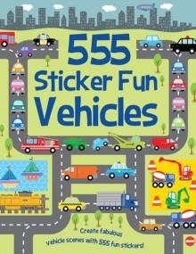 555 STICKER FUN - VEHICLES ACTIVITY BOOK | 9781789580440 | SUSAN MAYES