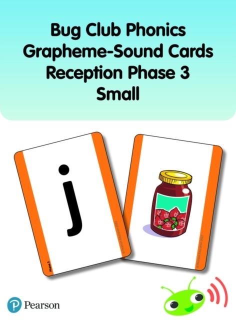 BUG CLUB PHONICS GRAPHEME-SOUND CARDS RECEPTION PHASE 3 (SMALL) | 9781292439853