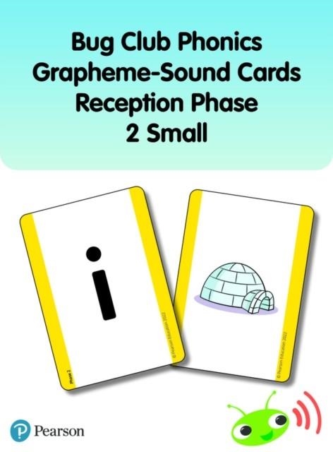 BUG CLUB PHONICS GRAPHEME-SOUND CARDS RECEPTION PHASE 2 (SMALL) | 9781292439839