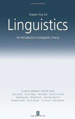 LINGUISTICS | 9780631228493 | VARIOUS AUTHORS