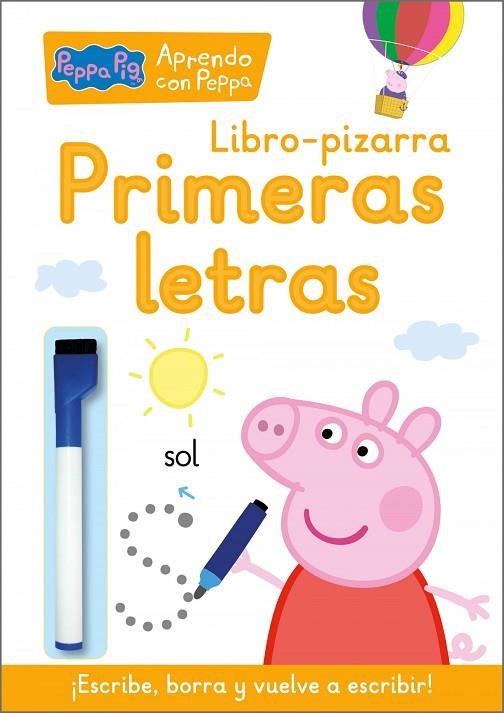 PEPPA PIG. PRIMEROS APRENDIZAJES - APRENDO CON PEPPA PIG. PRIMERAS LETRAS (LIBRO-PIZARRA) | 9788448859077 | ASBRO EONE