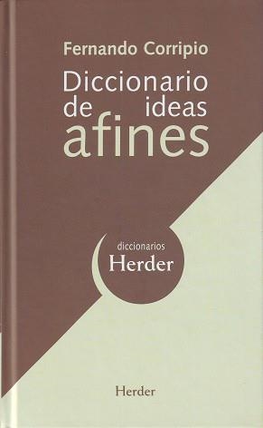 D.E DICCIONARIO DE IDEAS AFINES | 9788425425004 | CORRIPIO, FERNANDO