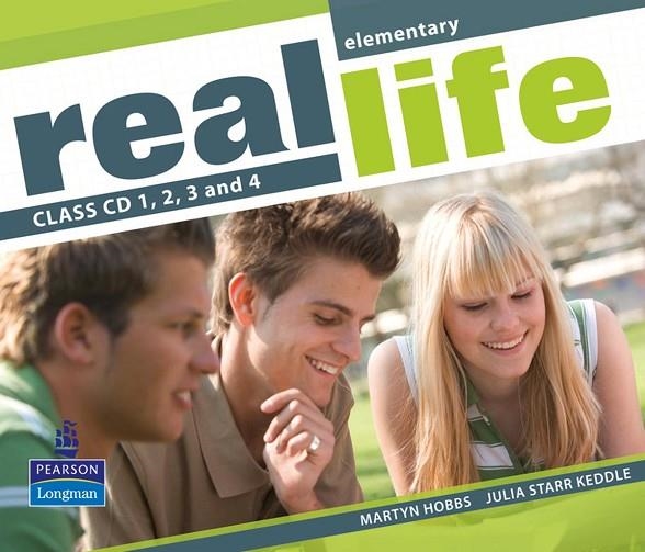 REAL LIFE ELEMENTARY CLASS AUDIO CDS 1-4 | 9781405897297 | MARTYN HOBBS