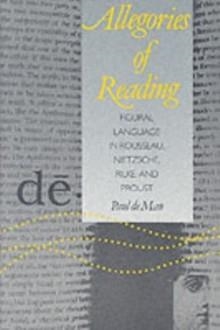 ALLEGORIES OF READING | 9780300028454 | PAUL DE MAN